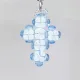 Small Cross - Earrings Pervenche - 2